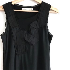 Madewell Sheer Black Tank Top